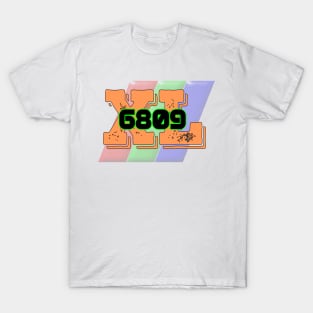 XL Block background T-Shirt